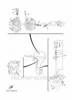 PIECES D'ENTRETIEN pour Yamaha F9.9J Electric Starter, Remote control, Manual Tilt, Shaft 15