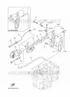 ADMISSION pour Yamaha F9.9J Electric Starter, Remote control, Manual Tilt, Shaft 15
