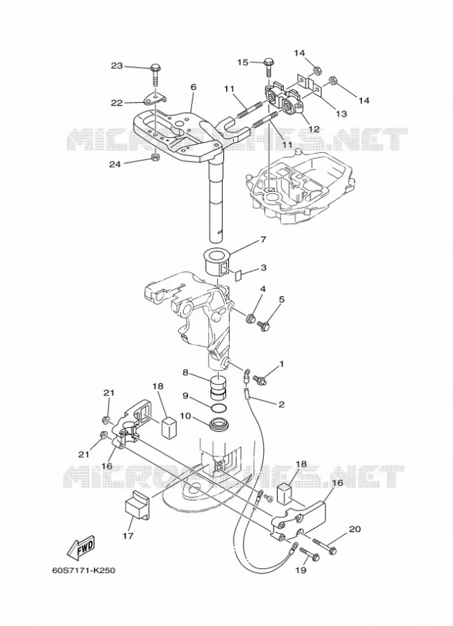 SUPPORT 3 Yamaha OUTBOARD ENGINES 8hp (5.9kW) 2013 FT8  FT8DMHX