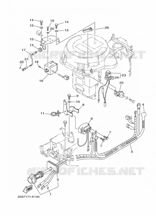 ELECTRIQUE 3 Yamaha OUTBOARD ENGINES 8hp (5.9kW) 2013 FT8  FT8DEX