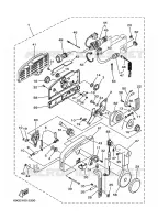 BOITIER DE COMMANDE A DISTANCE pour Yamaha T8P Electric Start, Power Tilt, Remote Control, Shaft 25