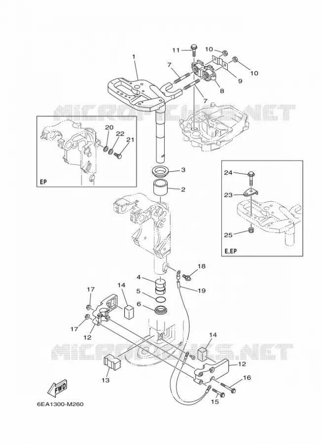 SUPPORT 3 Yamaha OUTBOARD ENGINES 8hp (5.9kW) 2015 FT8  FT8GEL