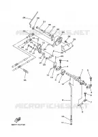 COMMANDE D'ACCELERATEUR pour Yamaha FT9.9D High Thrust, Manual Starter, Tiller Handle, Manual Tilt, Shaft 20