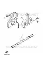 BOITIER DE COMMANDE A DISTANCE pour Yamaha FT9.9D 4 Stroke High Thrust, Manual Start, Manual Tilt, Tiller Handle de 1999