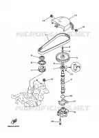 POMPE A HUILE pour Yamaha FT9.9D 4 Stroke High Thrust, Electric Start, Manual Tilt, Tiller Handle de 1999