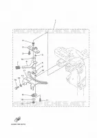 PIECES DE DIRECTION pour Yamaha FT9.9L High Thrust, Manual Starter, Tiller Handle, Manual Tilt, Shaft 20