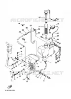 POMPE A HUILE pour Yamaha 20D Manual Starter, Tiller Handle, Manual Tilt, Pre-Mixing, Shaft 15