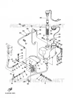 POMPE A HUILE pour Yamaha 20D 2 Stroke, Manual Starter, Tiller Handle, Manual Tilt, Pre-Mixing de 2007