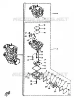 CARBURATEUR pour Yamaha 20D 2 Stroke de 1990