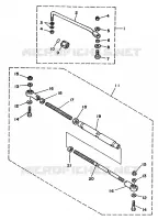 GUIDE DE DIRECTION pour Yamaha 20D 2 Stroke de 1990