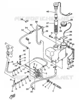 POMPE A HUILE pour Yamaha 20D 2 Stroke de 1990