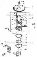 STATOR pour Yamaha 20D 2 Stroke de 1990
