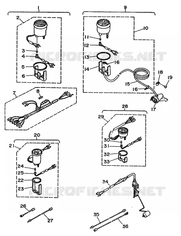 PIÈCES OPTIONNELLES 3 Yamaha OUTBOARD ENGINES 20hp (14.7kW) 1990 20  20D