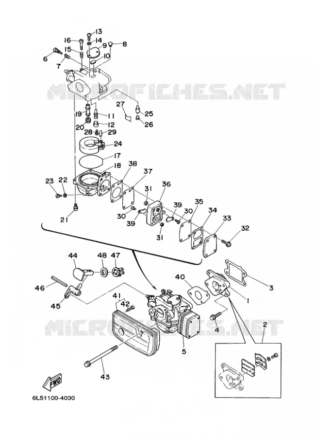 ADMISSION Yamaha OUTBOARD ENGINES 3hp (2.2kW) 2006 3  3AMHL