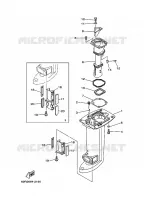 CARTER SUPERIEUR pour Yamaha 25B 2 Stroke de 2002