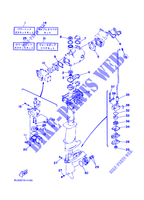 KIT DE REPARATION  pour Yamaha 3A Manual Starter, Tiller Handle, Manual Tilt, Shaft 15