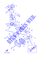 ADMISSION pour Yamaha 3A Manual Starter, Tiller Handle, Manual Tilt, Shaft 15
