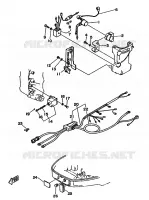 PIECES ALTERNATIVES 4 pour Yamaha 25J 2 Stroke de 1988