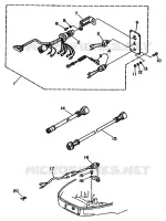 PIÈCES OPTIONNELLES 2 pour Yamaha 25J 2 Stroke de 1988