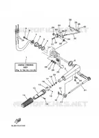 DIRECTION pour Yamaha 25N Manual Starter, Tiller Handle, Manual Tilt, Pre-Mixing, Shaft 20