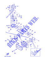 ADMISSION pour Yamaha 3A Manual Starter, Tiller Handle, Manual Tilt de 2001