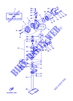CYLINDRE / CARTER MOTEUR pour Yamaha 3A Manual Starter, Tiller Handle, Manual Tilt de 2001