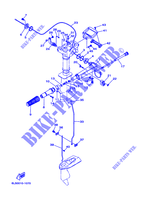 COMMANDE D'ACCELERATEUR pour Yamaha 3A Manual Starter, Tiller Handle, Manual Tilt de 2001