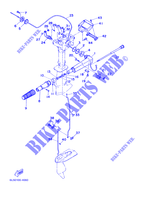 COMMANDE D'ACCELERATEUR pour Yamaha 3A Manual Starter, Tiller Handle, Manual Tilt de 1999