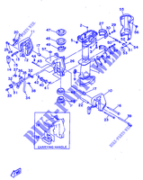 CARTER SUPERIEUR ET SUPPORT pour Yamaha 3A Manual Starter, Tiller Handle, Manual Tilt de 1998