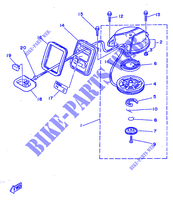 DEMARREUR KICK pour Yamaha 3A Manual Starter, Tiller Handle, Manual Tilt de 1998