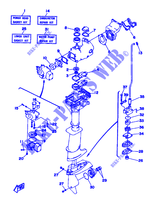 KIT DE REPARATION  pour Yamaha 3A Manual Starter, Tiller Handle, Manual Tilt de 1994