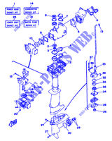 KIT DE REPARATION  pour Yamaha 3A Manual Starter, Tiller Handle, Manual Tilt de 1992