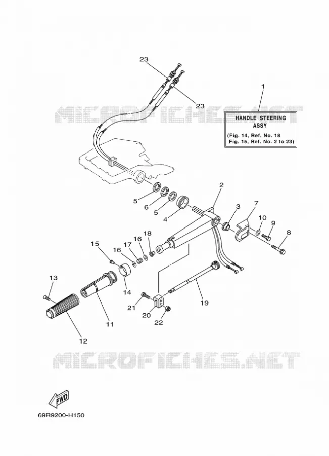 DIRECTION Yamaha OUTBOARD ENGINES 30hp (22.1kW) 2012 30  30HWCS
