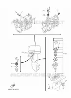 PIECES D'ENTRETIEN pour Yamaha E25B Enduro, Manual Starter, Tilller Handle, Manual Tilt, Shaft 20