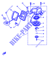 DEMARREUR KICK pour Yamaha 3A Manual Starter, Tiller Handle, Manual Tilt de 1988