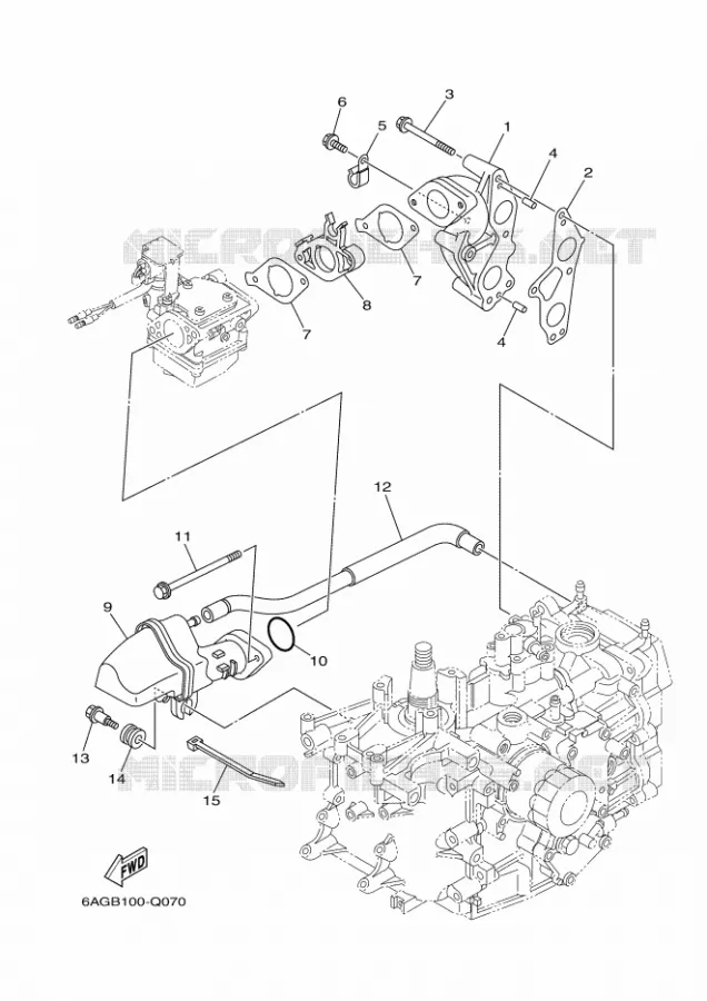 ADMISSION Yamaha OUTBOARD ENGINES 20hp (14.7kW) 2019 F20  F20BEPS