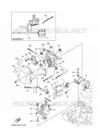 PIECES ELECTRIQUE 4 pour Yamaha F20S Manual Starter, Tiller Handle, Manual Tilt, Shaft 15