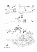 ELECTRIQUE 3 pour Yamaha F20B Manual Starter, Tiller Handle, Manual Tilt, Shaft 20