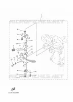 PIECES DE DIRECTION pour Yamaha F20B Manual Starter, Tiller Handle, Manual Tilt, Shaft 20