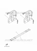 BOITIER DE COMMANDE A DISTANCE pour Yamaha F20L Electric Starter, Tiller Handle, Power Tilt, Shaft 20
