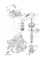 POMPE A HUILE pour Yamaha F20S  Electric Start, Remote Control, Manual Tilt, Shaft 15