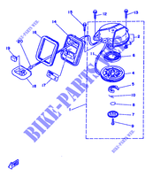 DEMARREUR KICK pour Yamaha 3A Manual Starter, Tiller Handle, Manual Tilt de 1989