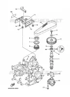 POMPE A HUILE pour Yamaha F20B Electric Starter, Tiller Handle, Manual Tilt, Shaft 20