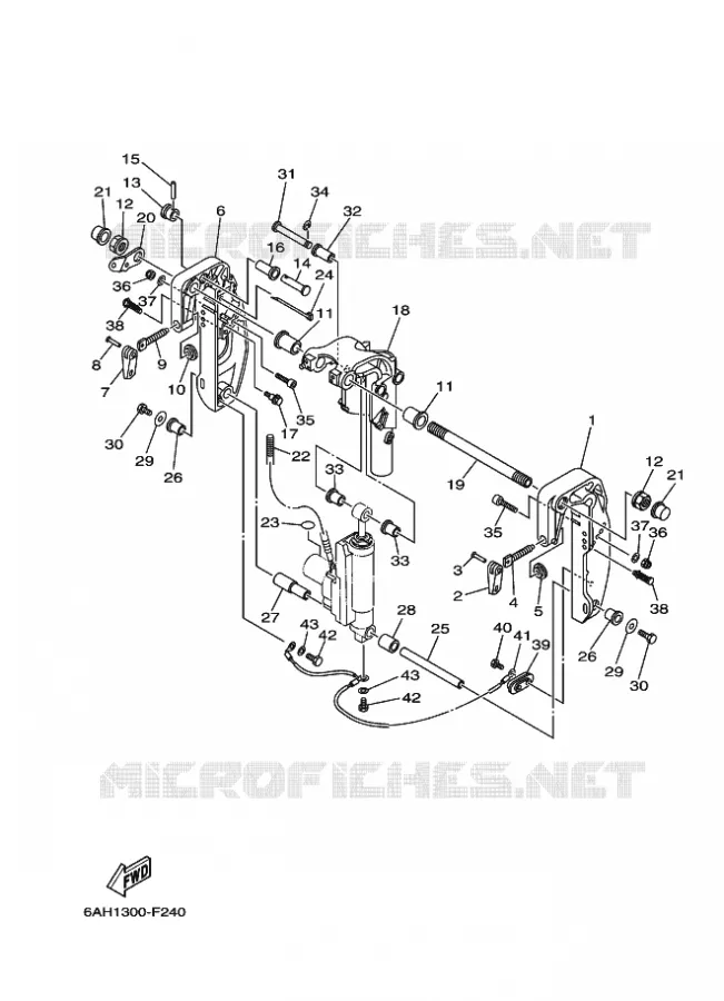 SUPPORT 2 Yamaha OUTBOARD ENGINES 20hp (14.7kW) 2012 F20  F20SMHA