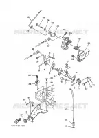 COMMANDE D'ACCELERATEUR 2 pour Yamaha F20B Electric Starter, Remote Control, Power Tilt, Shaft 15