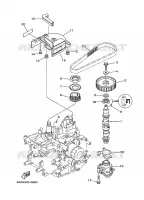 POMPE A HUILE pour Yamaha F20P Electric Starter, Remote Control, Power Tilt, Pre-Mixing, Shaft 20