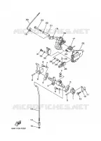 COMMANDE D'ACCELERATEUR 1 pour Yamaha F20B Manual Starter, Tiller Handle, Manual Tilt, Shaft 15