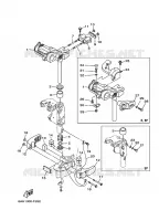 SUPPORT 3 pour Yamaha F20B Manual Starter, Tiller Handle, Manual Tilt, Shaft 15