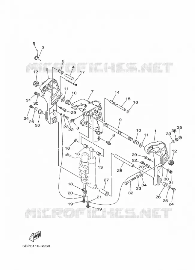 ARAIGNEE Yamaha OUTBOARD ENGINES 20hp (14.7kW) 2011 F20  F20DETL