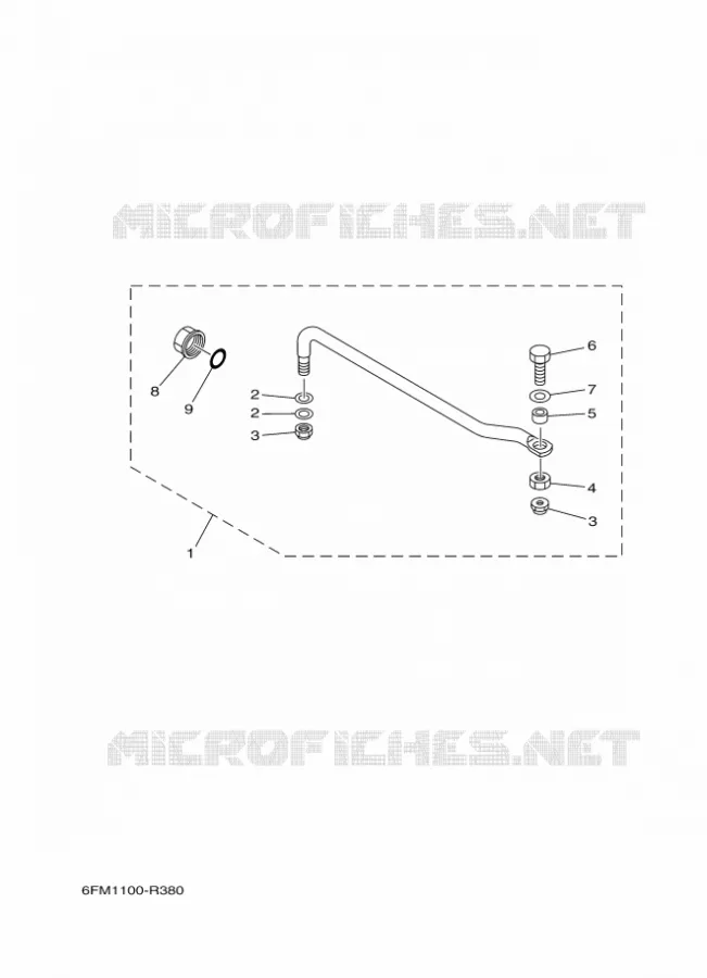 FIXATION DE DIRECTION Yamaha OUTBOARD ENGINES 20hp (14.7kW) 2017 F20  F20FETL